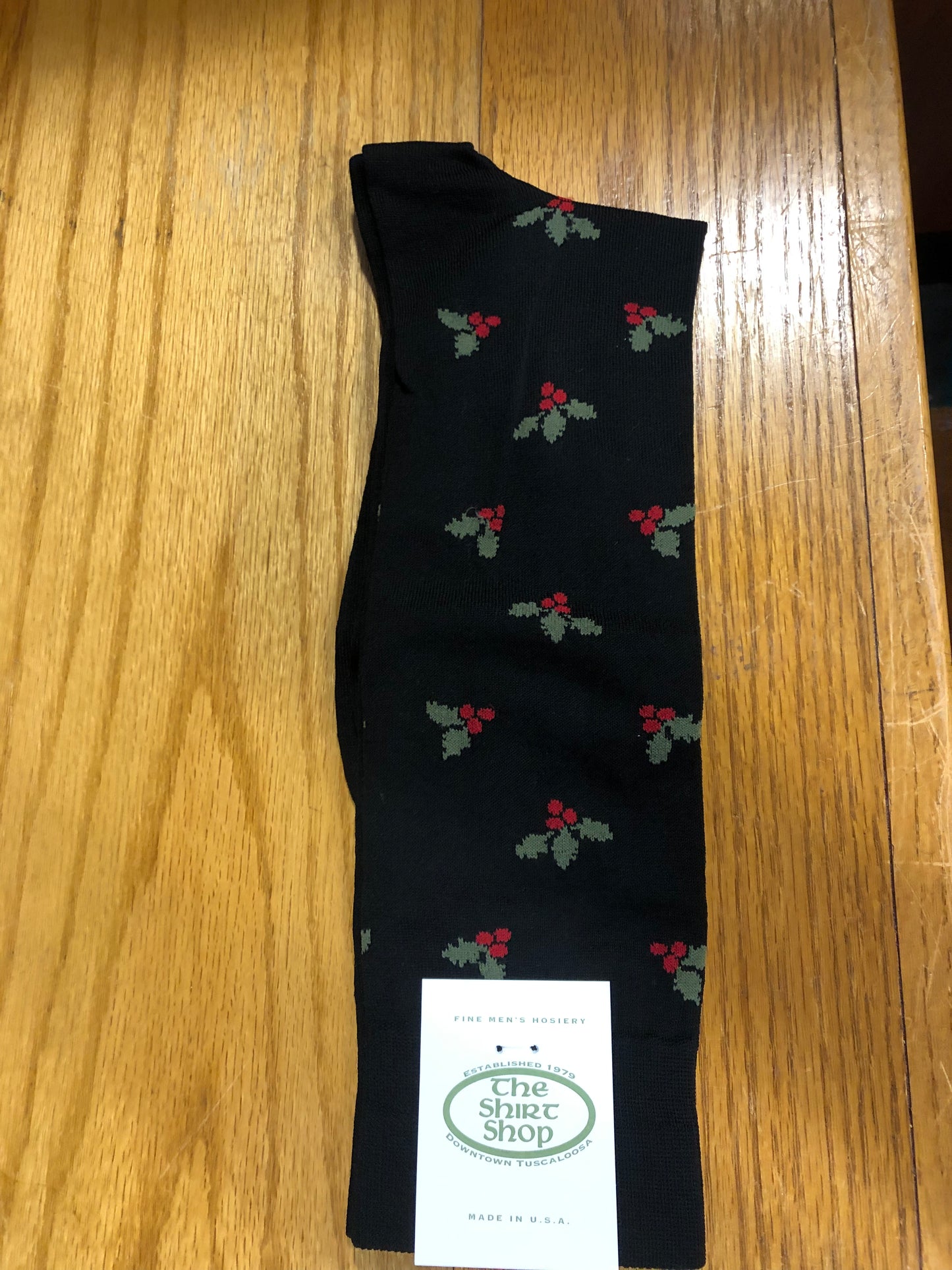 The Shirt Shop Socks (Christmas Holly)