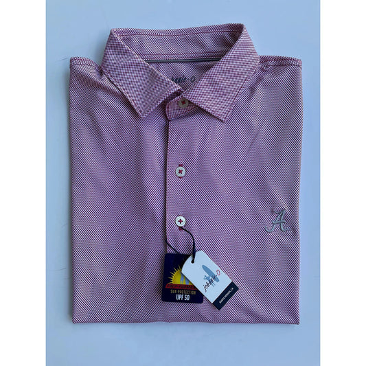 johnnie-O Poe Printed Polo with Script A