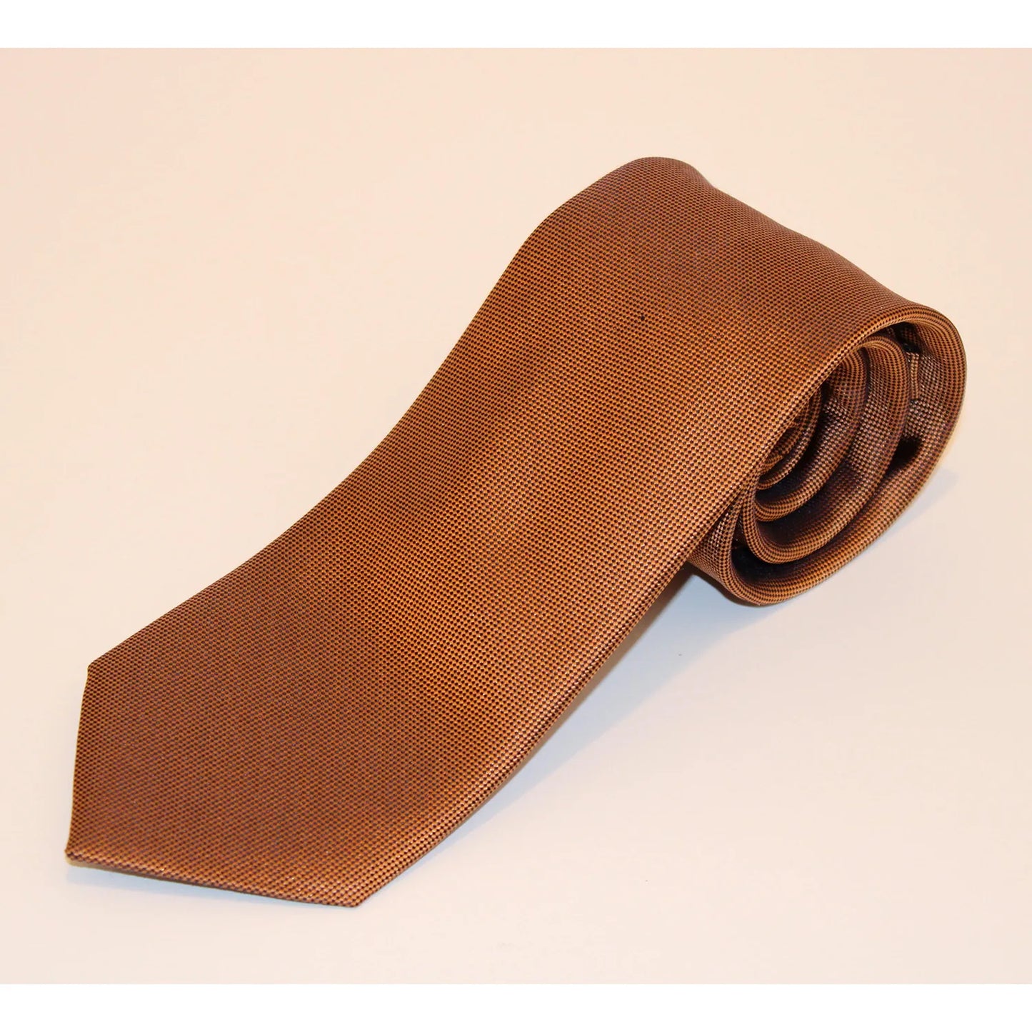 The Shirt Shop Tall Tie - Solid Brown