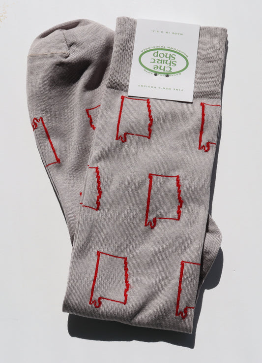 The Shirt Shop Game Day Socks - State Outline