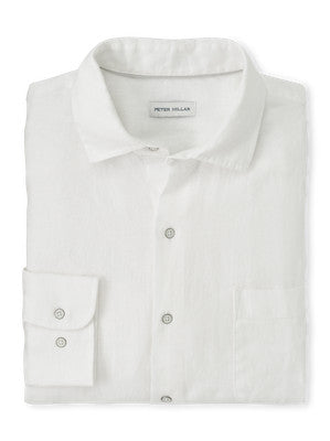 Peter Millar Coastal Garment Dyed Linen Sport Shirt (2 Colors)